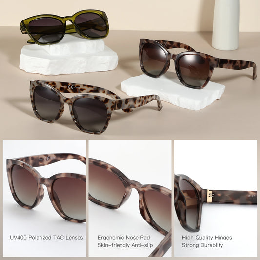 Óculos de Sol Femininos Olho de Gato UV400 | Polarizados | Proteção Solar