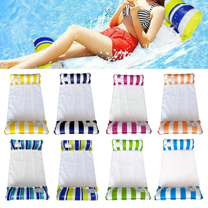 Colchão Inflável Flutuante para Piscina | Espreguiçadeira Aquática para Adultos