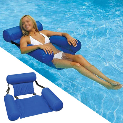 Colchão Inflável Flutuante para Piscina | Espreguiçadeira Aquática para Adultos
