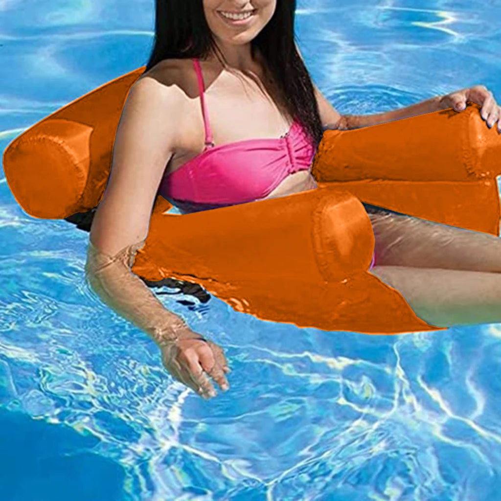 Colchão Inflável Flutuante para Piscina | Espreguiçadeira Aquática para Adultos