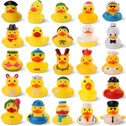 Patos de Borracha Coloridos para Bebés e Crianças | Brinquedos de Banho e Piscina
