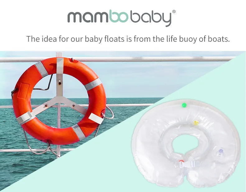 Mambobaby-bebê flutuador com assento, grande anel de natação para bebê, acessórios de piscina, brinquedos de jogos de piscina, 6-18-24 meses