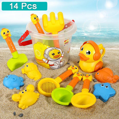 Conjunto de Brinquedos de Praia para Crianças | Balde, Pá e Ferramentas de Areia