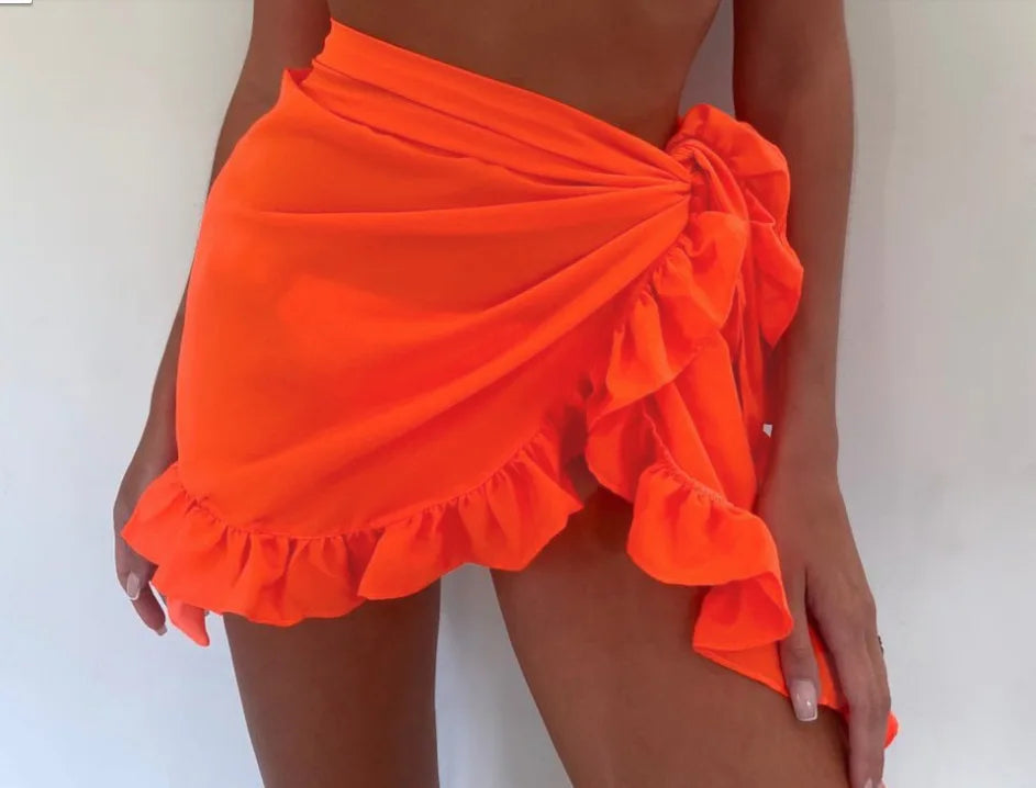 Saia Curta de Malha para Mulher | Estilo Praia | Verão