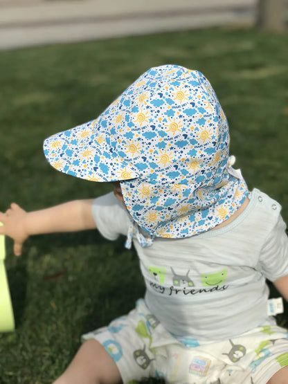 Chapéu de Sol para Bebé Ajustável SPF 50+ | Proteção UV | Verão