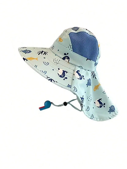 Chapéu de Sol Infantil com Proteção UV | Meninos e Meninas | Verão