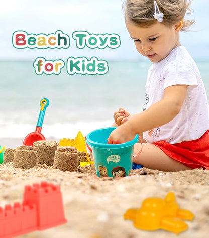 Conjunto de Brinquedos de Praia para Crianças | Balde, Pá e Ferramentas de Areia