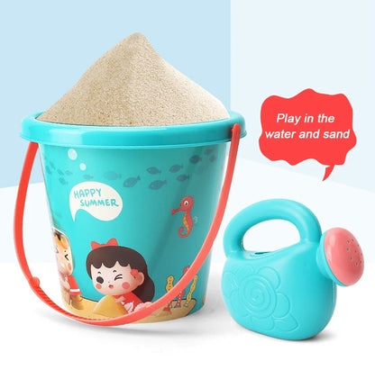 Conjunto de Brinquedos de Praia para Crianças | Balde, Pá e Ferramentas de Areia