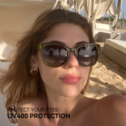Óculos de Sol Femininos Olho de Gato UV400 | Polarizados | Proteção Solar