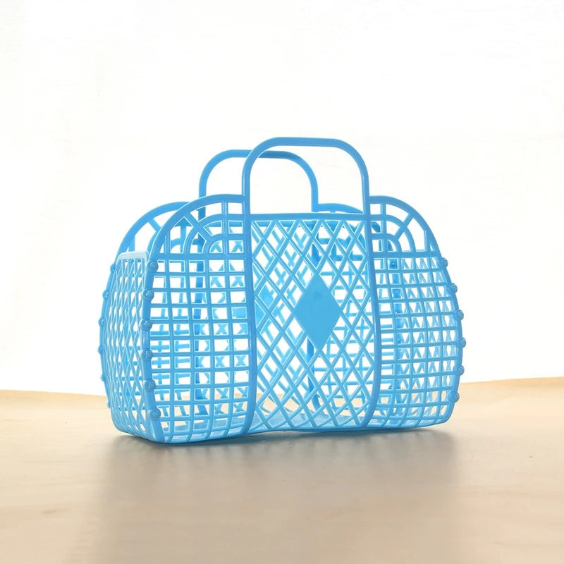 Saco Tote de Gelatina para Praia | Eco-Friendly Reutilizável | Verão