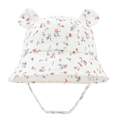 Chapéu de Sol Infantil com Orelhas de Coelho | Algodão | Bebés e Crianças