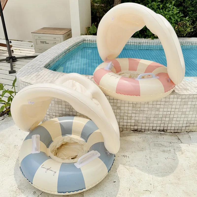Boia Inflável para Bebé e Criança | Anel de Natação para Piscina | 1 a 5 Anos