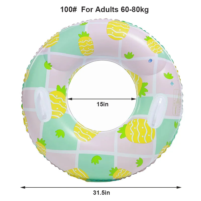 Anel de Natação Inflável para Piscina | Adultos e Adolescentes