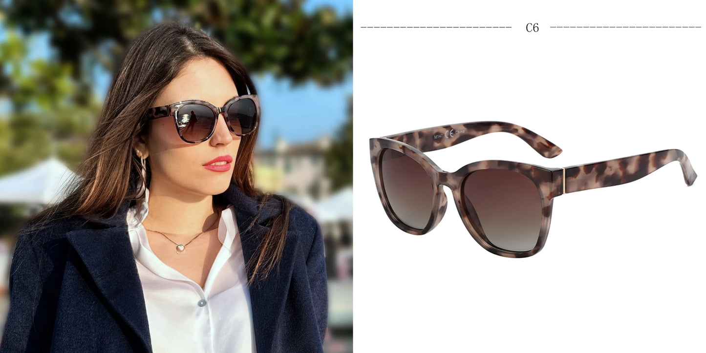 Óculos de Sol Femininos Olho de Gato UV400 | Polarizados | Proteção Solar