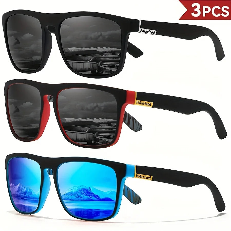 Óculos de Sol Desportivos Polarizados UV400 | Armação Leve em PC | Unissex