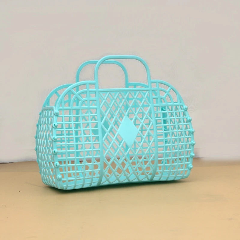 Saco Tote de Gelatina para Praia | Eco-Friendly Reutilizável | Verão