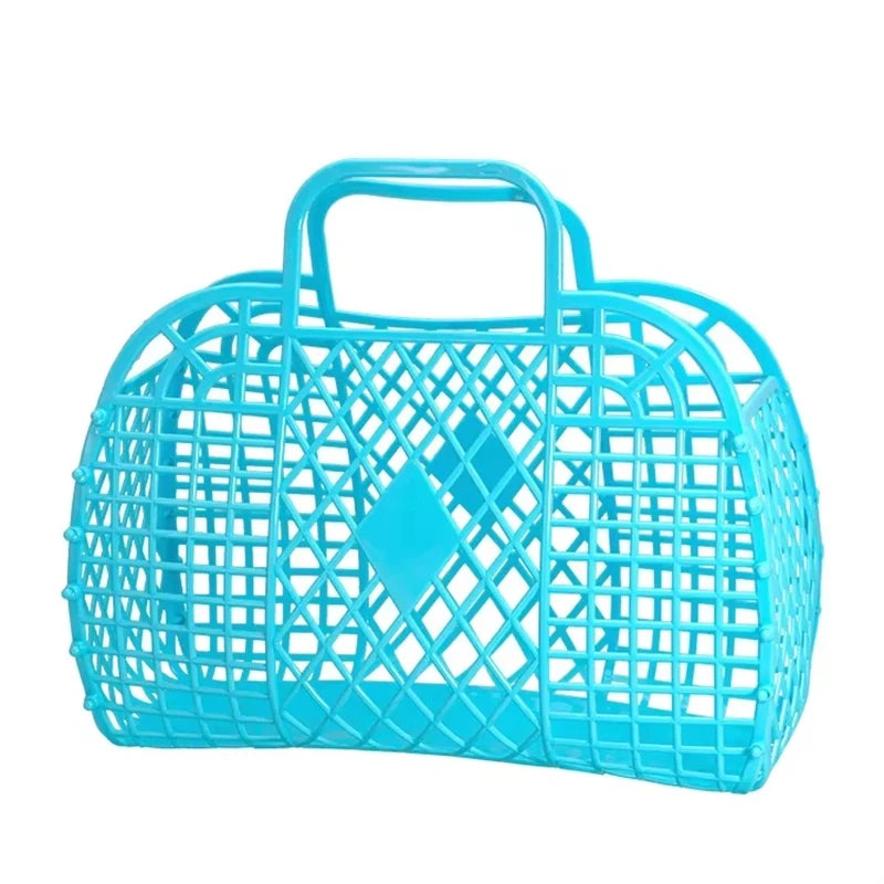 Saco Tote de Gelatina para Praia | Eco-Friendly Reutilizável | Verão