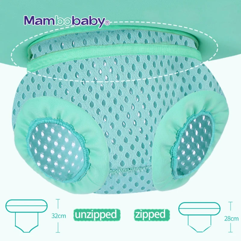 Mambobaby-bebê flutuador com assento, grande anel de natação para bebê, acessórios de piscina, brinquedos de jogos de piscina, 6-18-24 meses