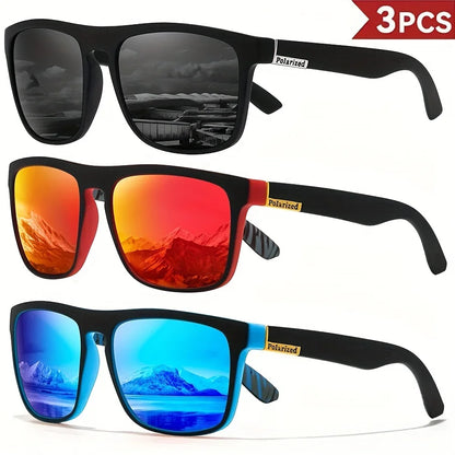 Óculos de Sol Desportivos Polarizados UV400 | Armação Leve em PC | Unissex