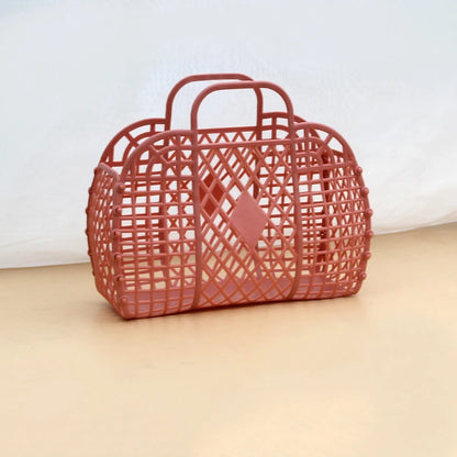 Saco Tote de Gelatina para Praia | Eco-Friendly Reutilizável | Verão