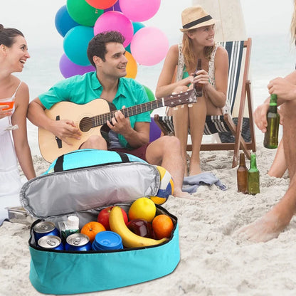 Bolsa de Praia Impermeável em PVC | Dupla Camada com Malha Transparente