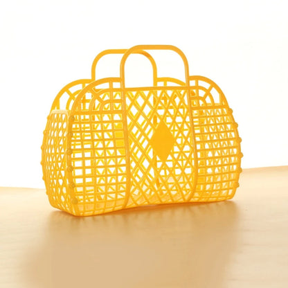 Saco Tote de Gelatina para Praia | Eco-Friendly Reutilizável | Verão