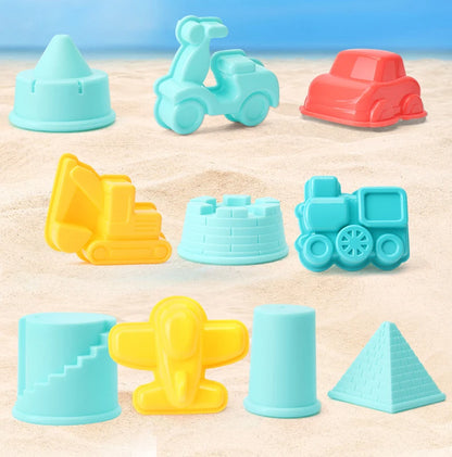 Conjunto de Brinquedos de Praia para Crianças | Balde, Pá e Ferramentas de Areia