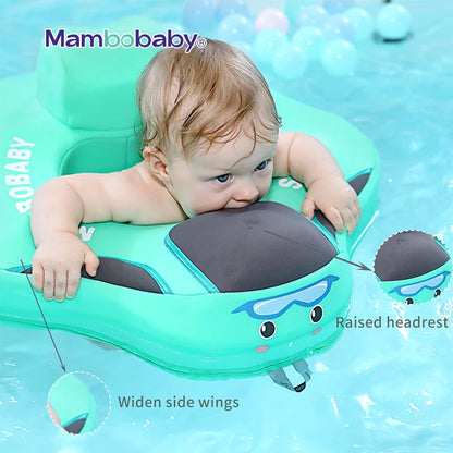 Mambobaby-bebê flutuador com assento, grande anel de natação para bebê, acessórios de piscina, brinquedos de jogos de piscina, 6-18-24 meses