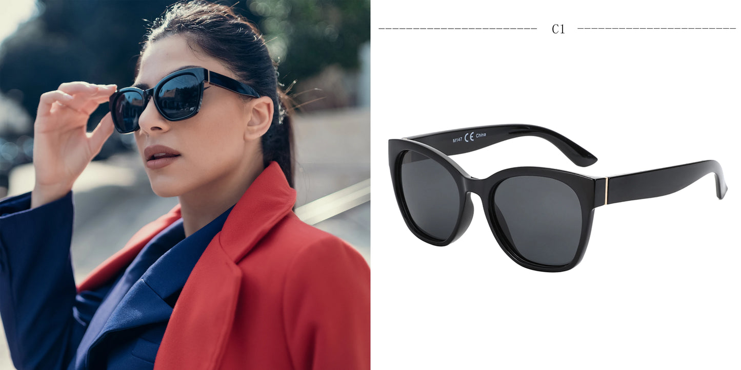 Óculos de Sol Femininos Olho de Gato UV400 | Polarizados | Proteção Solar