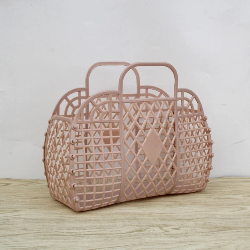 Saco Tote de Gelatina para Praia | Eco-Friendly Reutilizável | Verão
