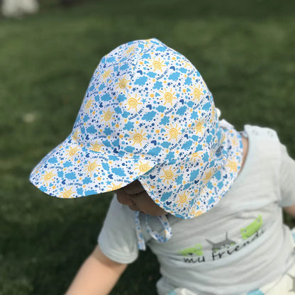 Chapéu de Sol para Bebé Ajustável SPF 50+ | Proteção UV | Verão