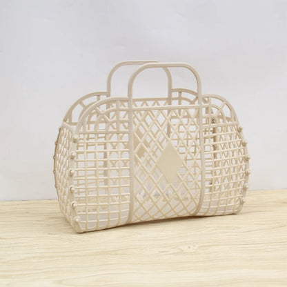 Saco Tote de Gelatina para Praia | Eco-Friendly Reutilizável | Verão