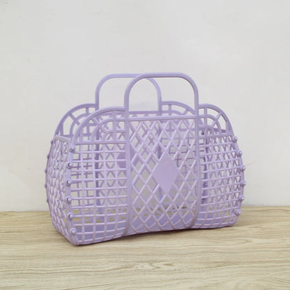 Saco Tote de Gelatina para Praia | Eco-Friendly Reutilizável | Verão