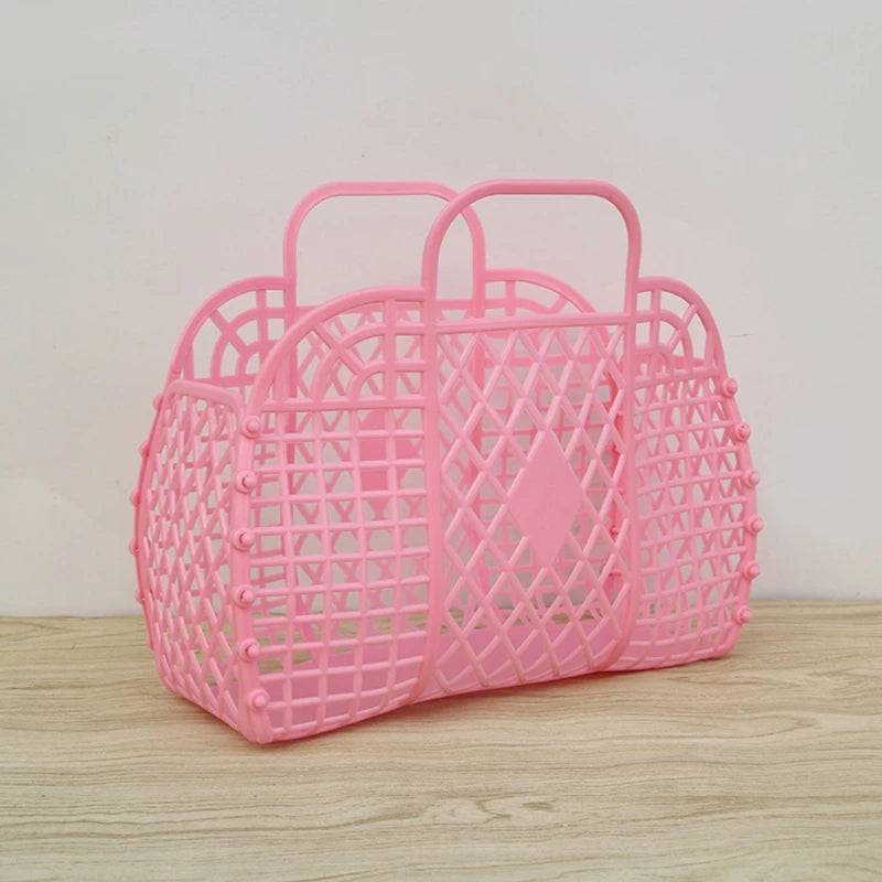 Saco Tote de Gelatina para Praia | Eco-Friendly Reutilizável | Verão