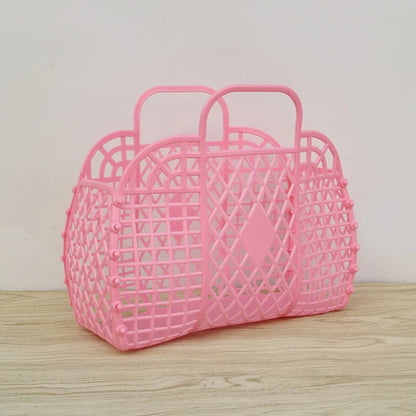Saco Tote de Gelatina para Praia | Eco-Friendly Reutilizável | Verão