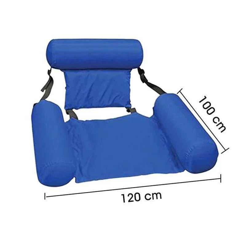 Colchão Inflável Flutuante para Piscina | Espreguiçadeira Aquática para Adultos