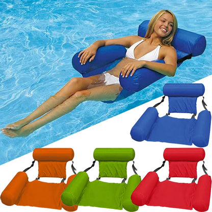 Colchão Inflável Flutuante para Piscina | Espreguiçadeira Aquática para Adultos