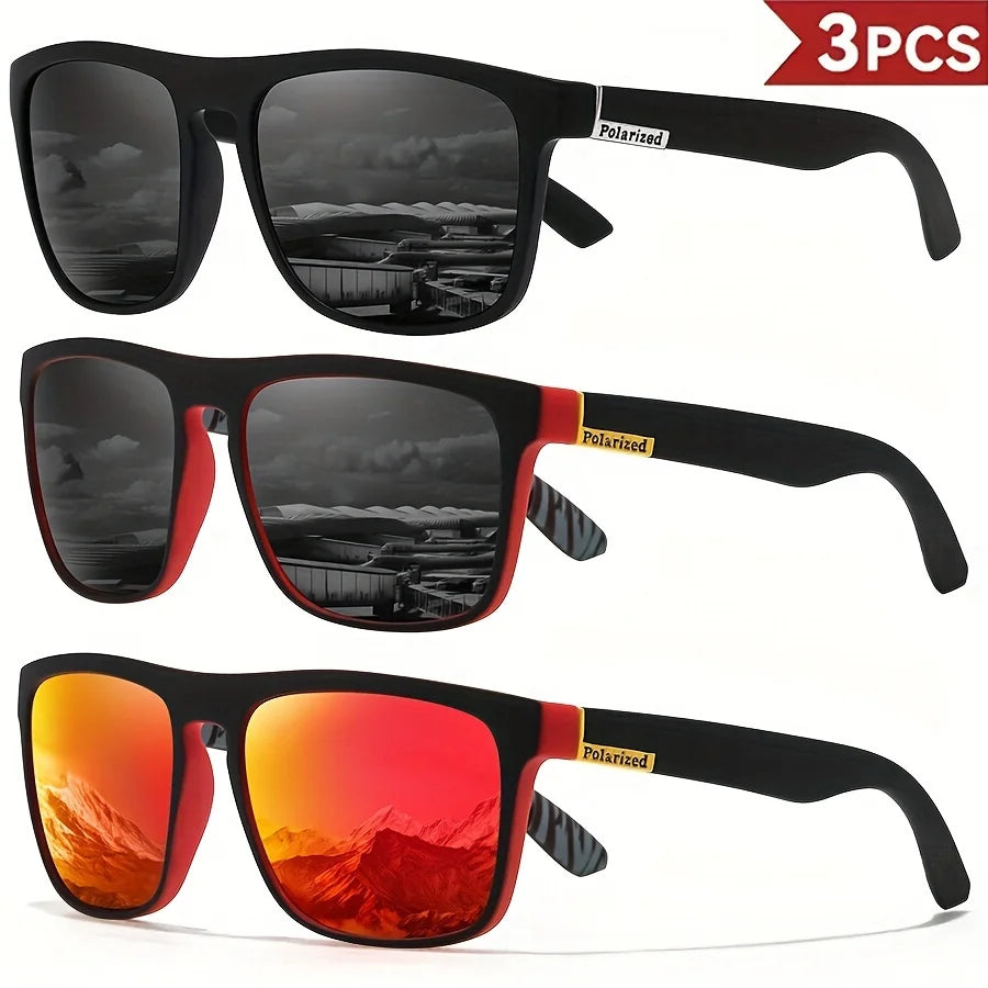 Óculos de Sol Desportivos Polarizados UV400 | Armação Leve em PC | Unissex