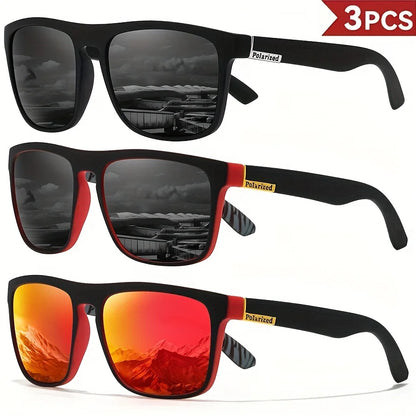 Óculos de Sol Desportivos Polarizados UV400 | Armação Leve em PC | Unissex